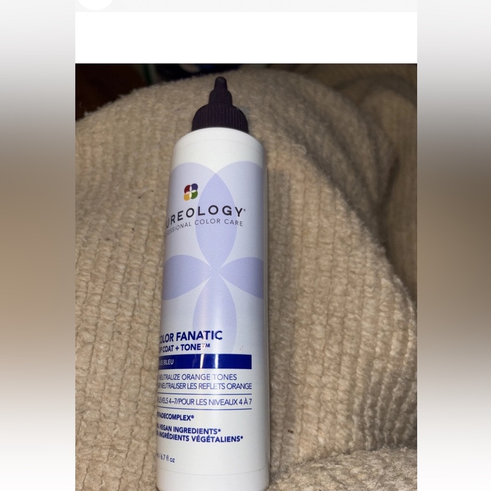 Pureology Color Fanatic Treatment Top Coat + Toner Blue 6.7 Fl oz.  New!